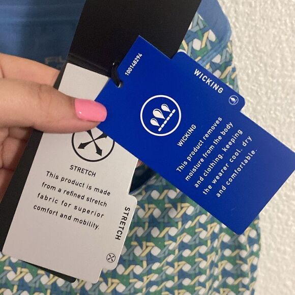 NWT-RLX RALPH LAUREN-WOMEN'S PRINTED PLEATED AIM SKORT 17"- Size Large - Picture 13 of 15